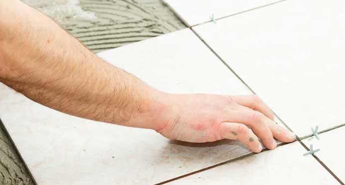 NiceTiles Going Into Place in a West Auckland Tiling Service